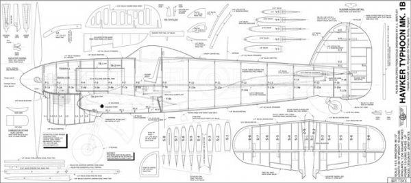 Hawker Typhoon 1b Plans